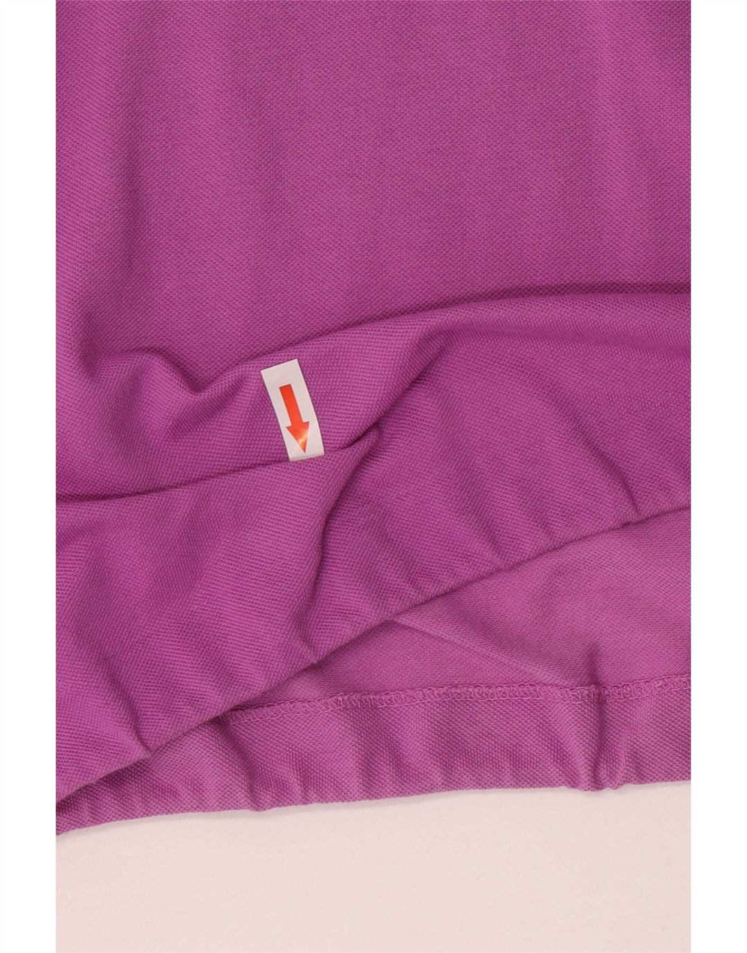 Lacoste Herren Poloshirt Größe 7 2XL Lila Baumwolle
