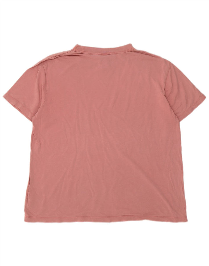 Nike Herren-T-Shirt aus mittelrosa Baumwolle