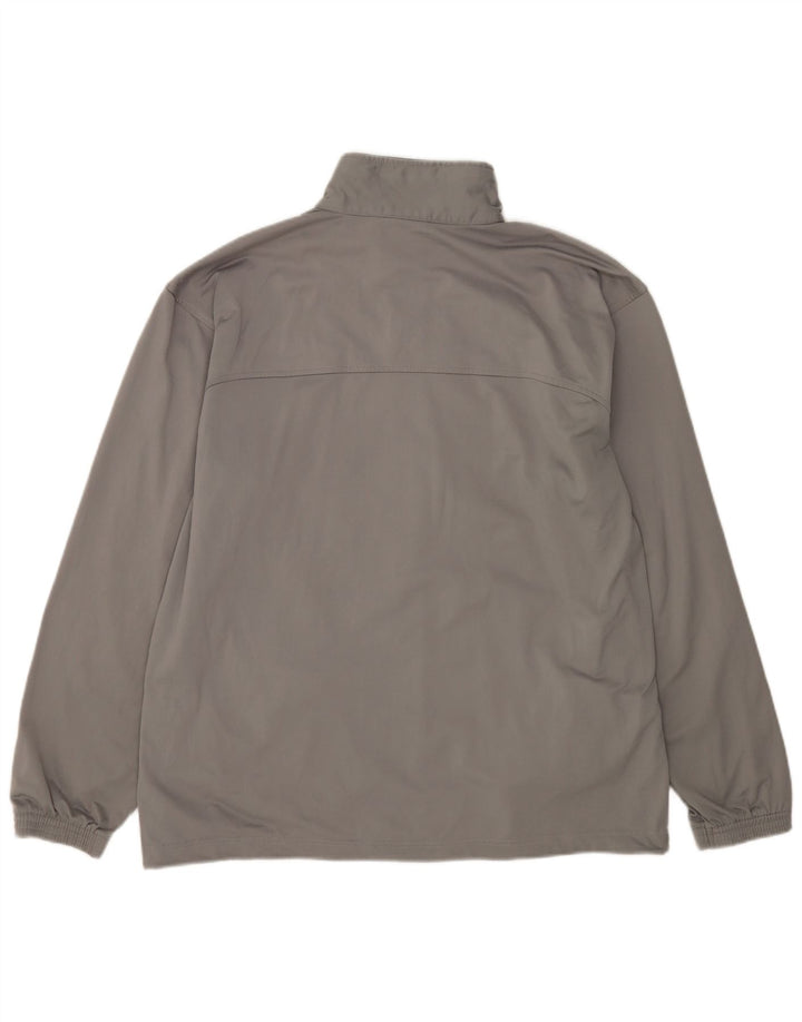 Champion Herren-Trainingsanzug-Top-Jacke XL, graues Polyester