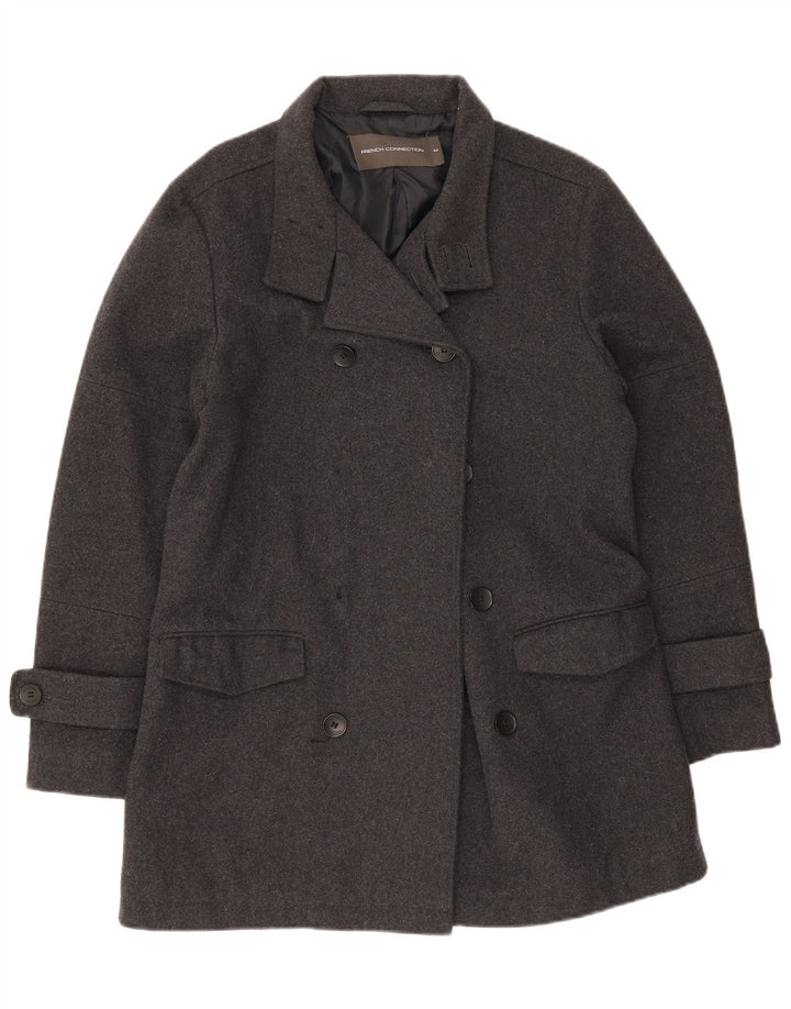 French Connection Herren Pea Coat UK 38 Mittelgrau