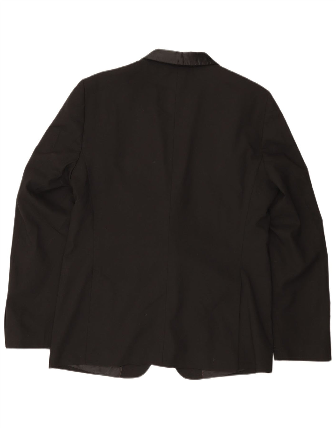 Zara Herren 2-Knopf-Blazerjacke UK 40Groß Schwarz