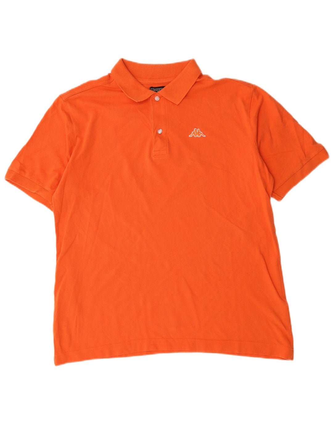 Kappa Herren Poloshirt Mittelorange Baumwolle