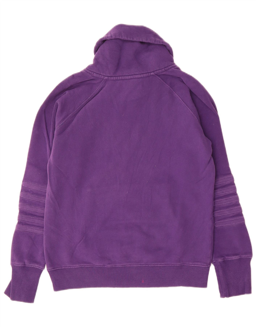 GANT Damen-Sweatshirt mit Schalkragen, UK 14, mittelviolette Baumwolle