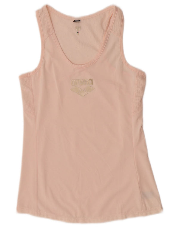Arena Damen Grafik-Trägershirt UK 4 XS Rosa