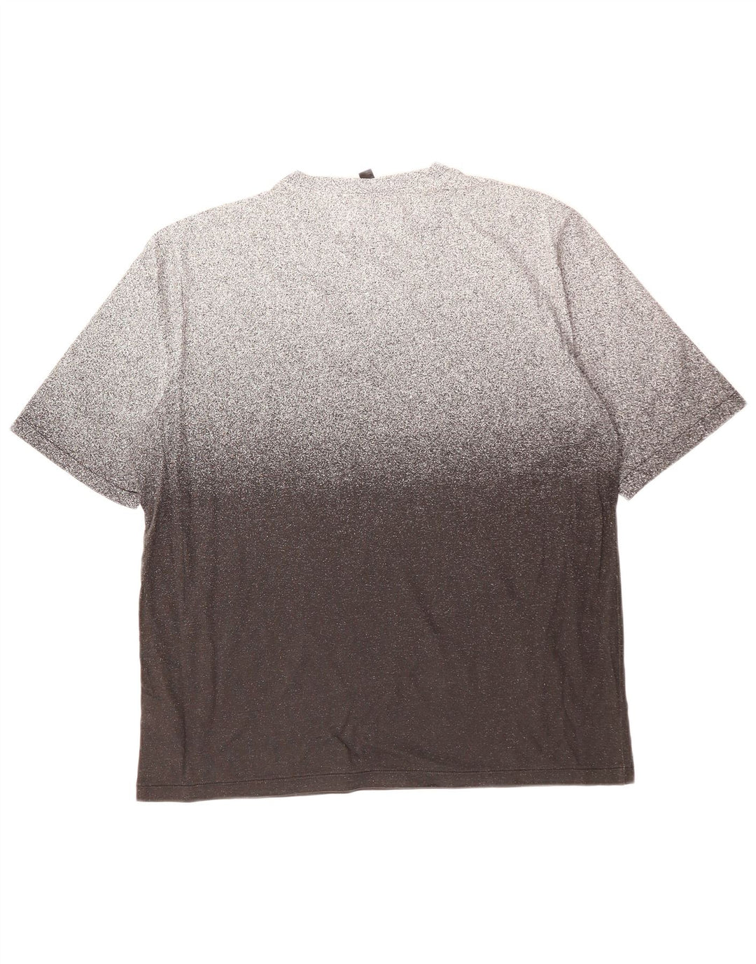 Cos Herren-T-Shirt-Oberteil, groß, grau gesprenkelte Baumwolle