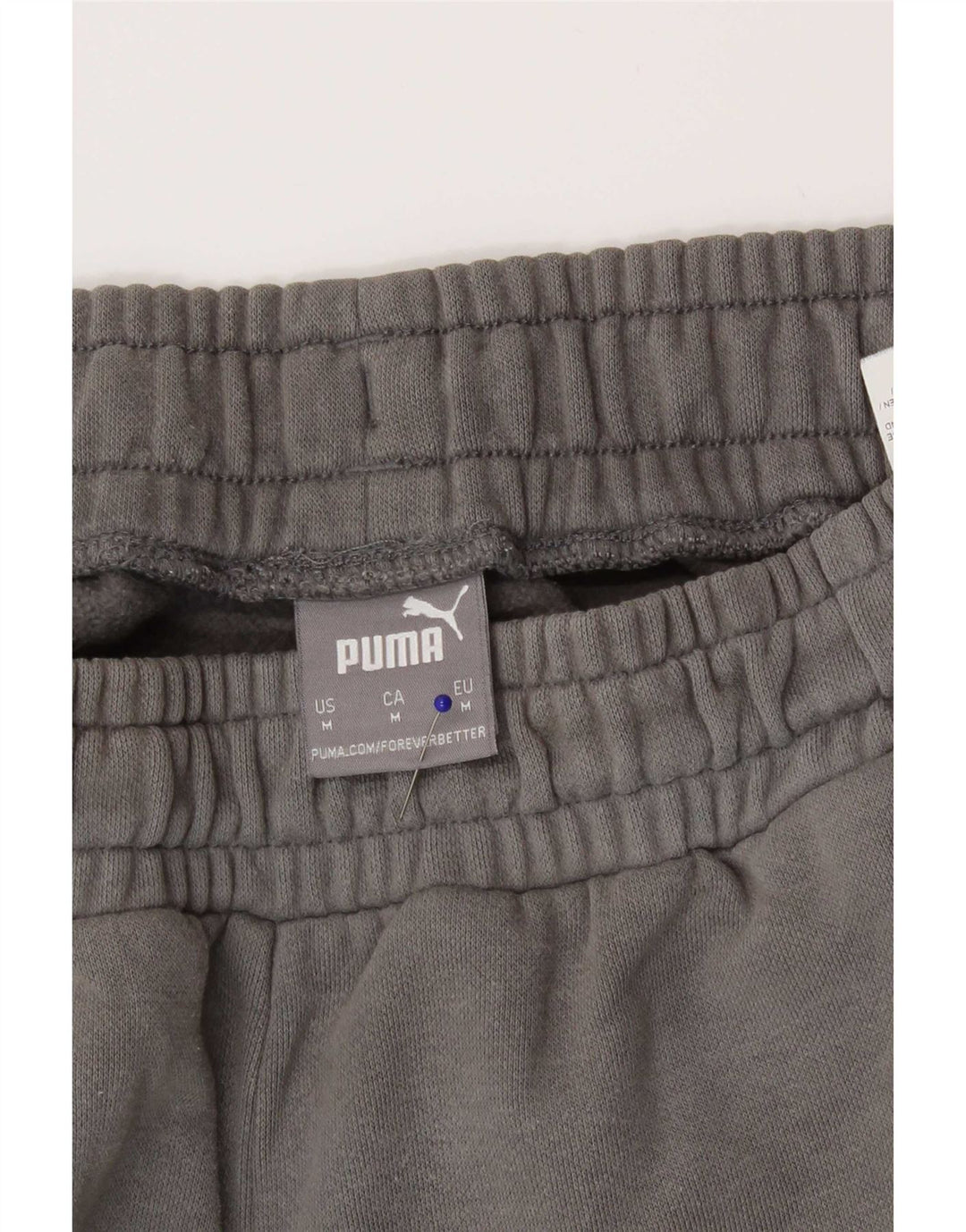 Puma Herren-Trainingshose, Jogginghose, Mittelgrau, Colourblock-Baumwolle