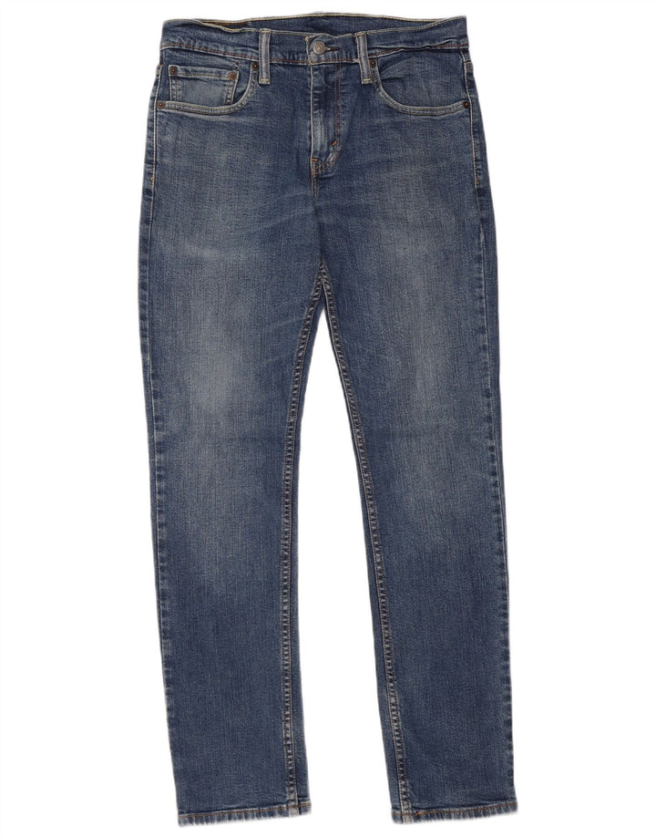 LEVI'S Herren 511 Slim Jeans W32 L32 Blaue Baumwolle