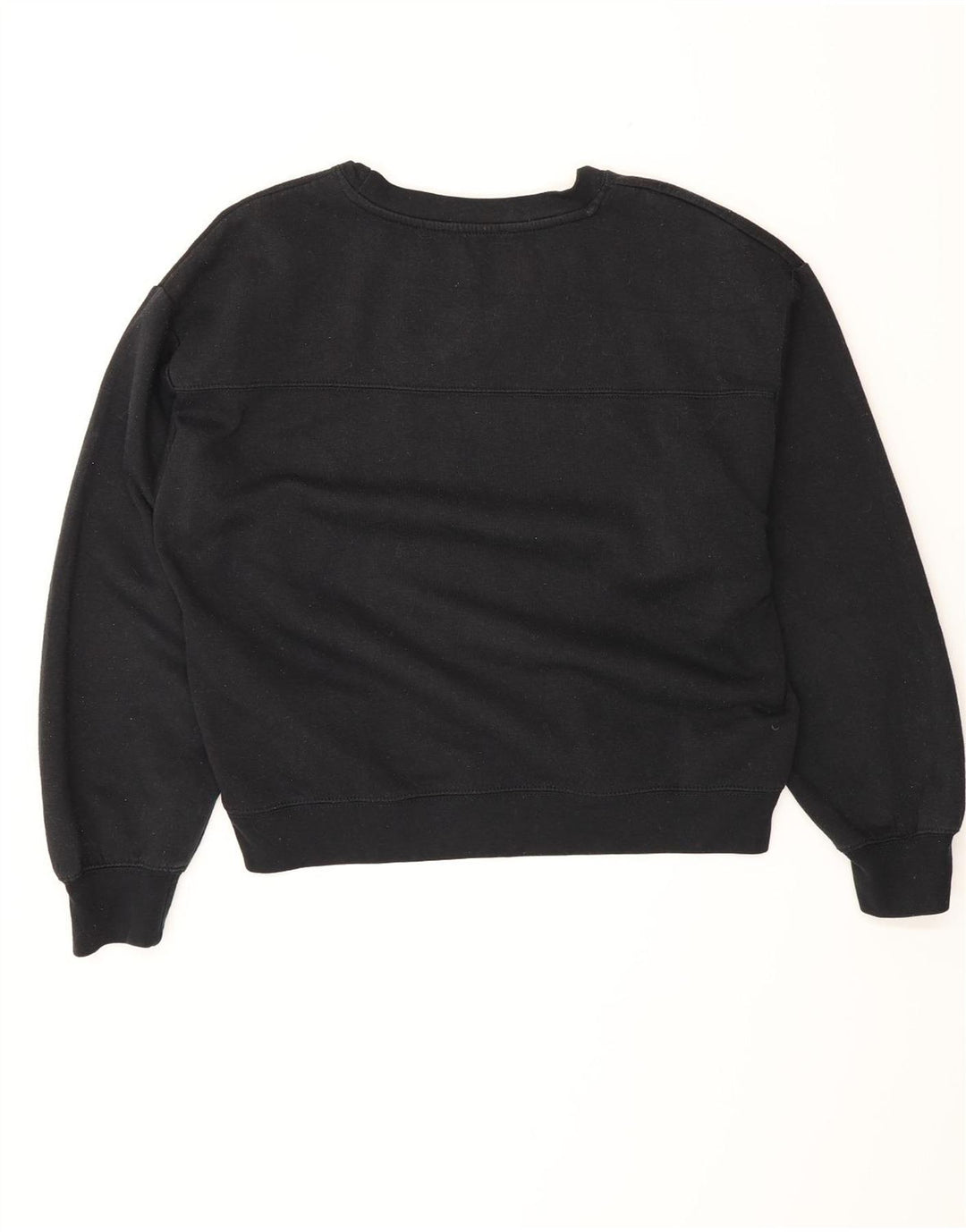 Zara Damen Sweatshirt Pullover UK 16 Large Schwarz Baumwolle