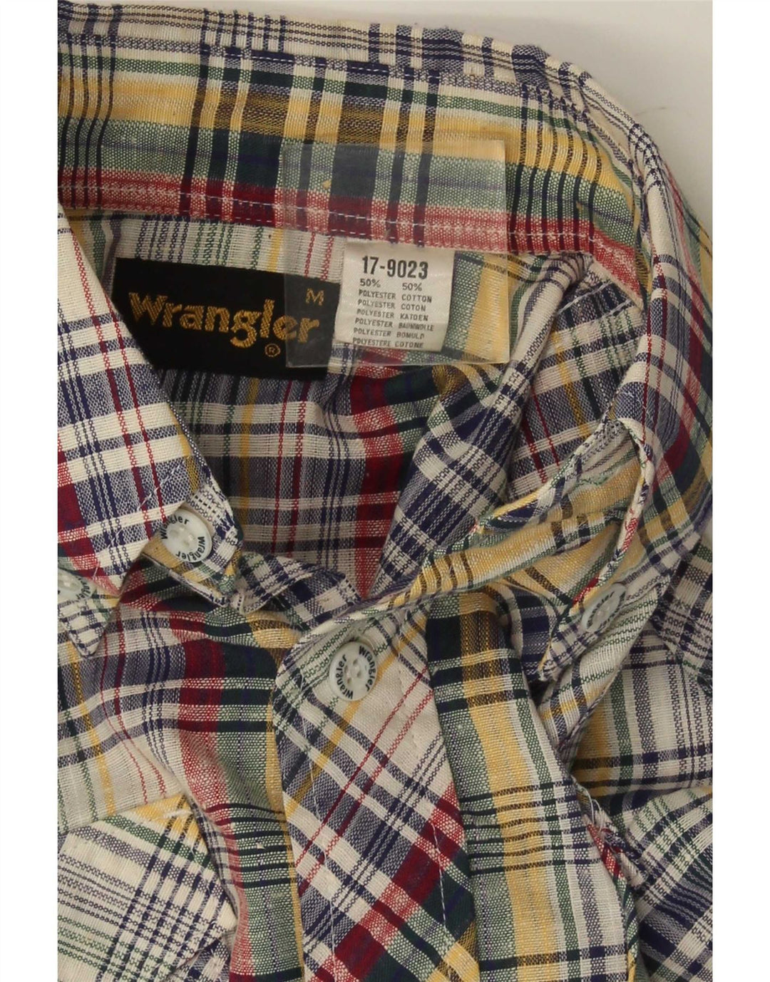 Wrangler Herren-Flanellhemd, mittelgroß, mehrfarbig, kariert, Baumwolle