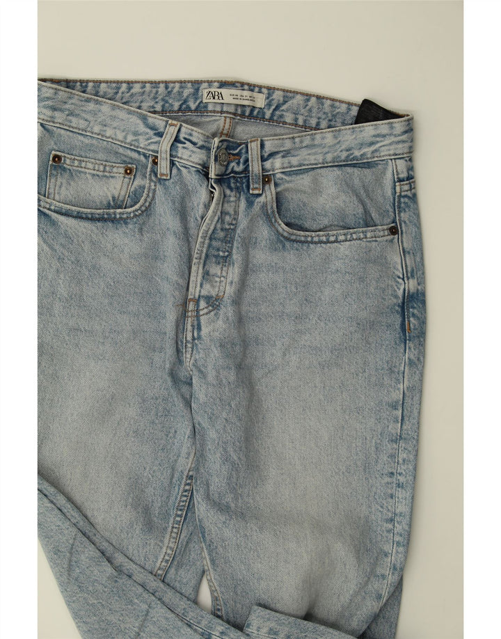 ZARA Mens Straight Jeans W31 L27 Blue Cotton Vintage Zara and Second-Hand Zara from Messina Hembry 