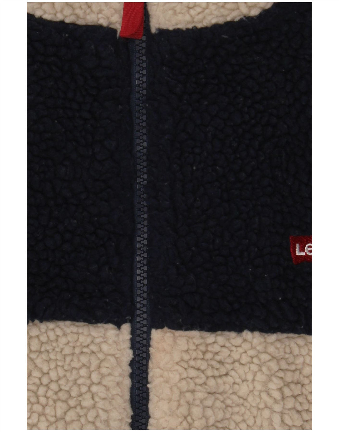 Levi's Fleecejacke für Jungen, 15–16 Jahre, Beige, Colourblock-Polyester