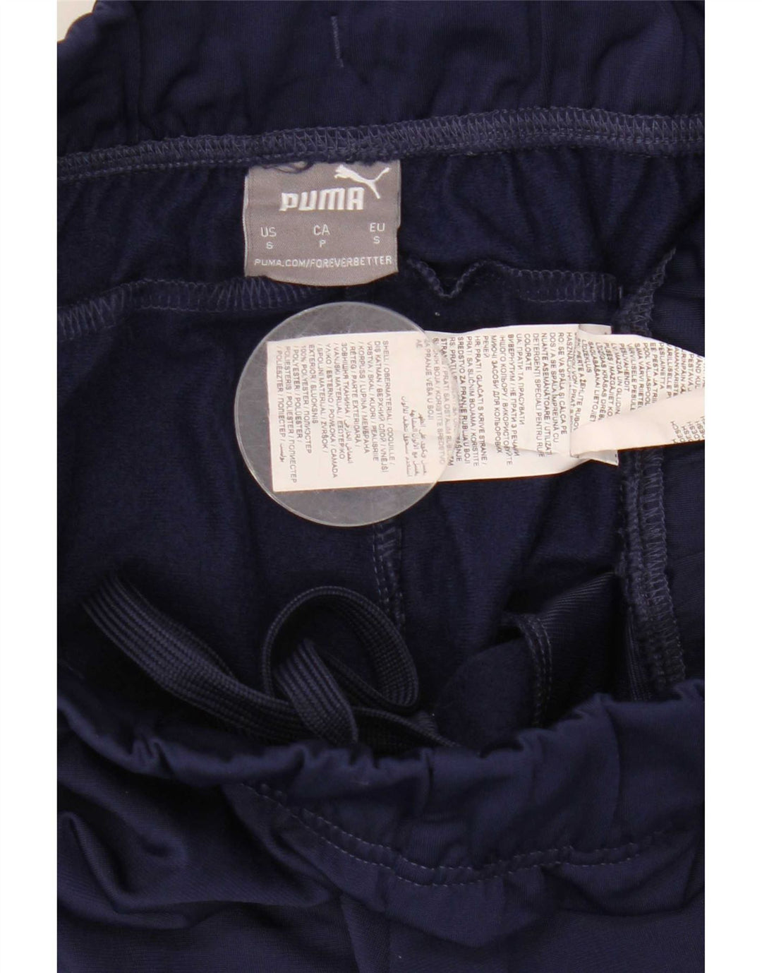 Puma Damen Trainingshose Jogger UK 10 Small Marineblau Polyester