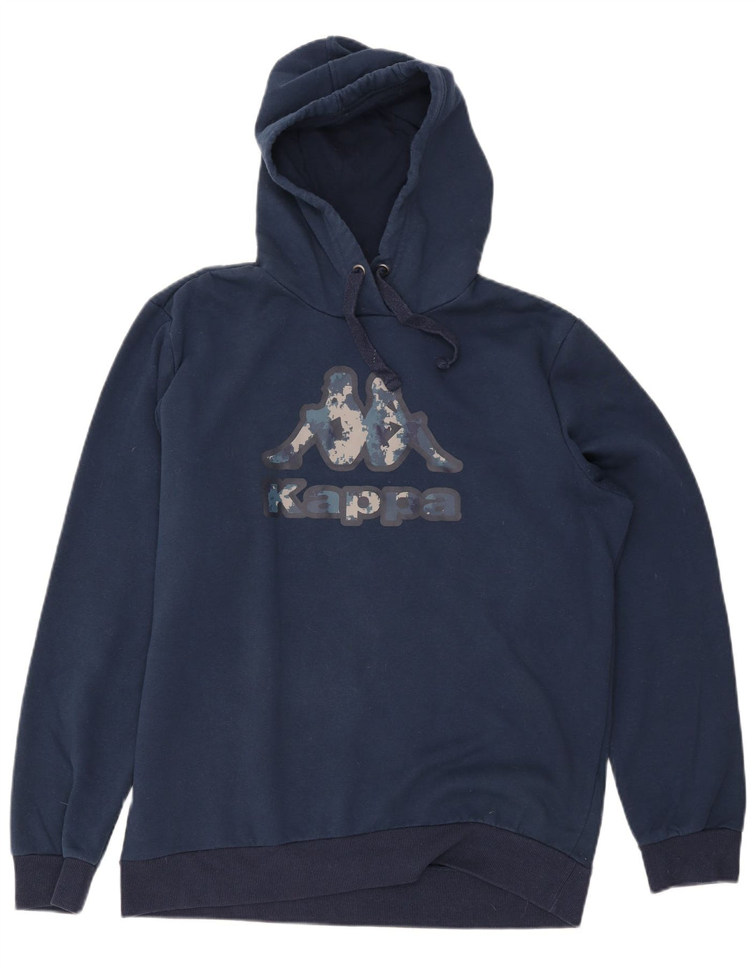 Kappa Herren Graphic Hoodie Pullover XL Marineblau Baumwolle