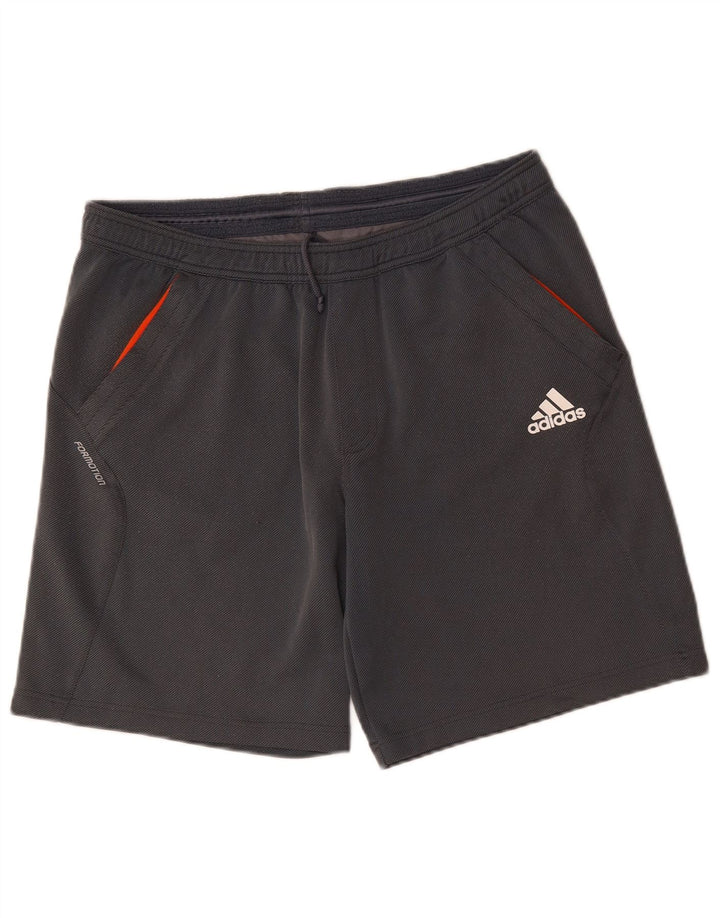 ADIDAS Herren Climalite Sport Shorts Mittelgraues Polyester