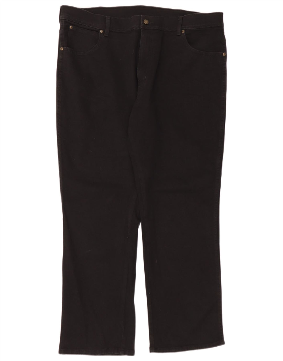 Wrangler Damen-Jeans mit normaler Passform, gerade Passform, W40, L30, schwarze Baumwolle
