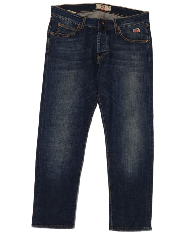 Roy Rogers Herren Straight Jeans W34 L27 Marineblaue Baumwolle