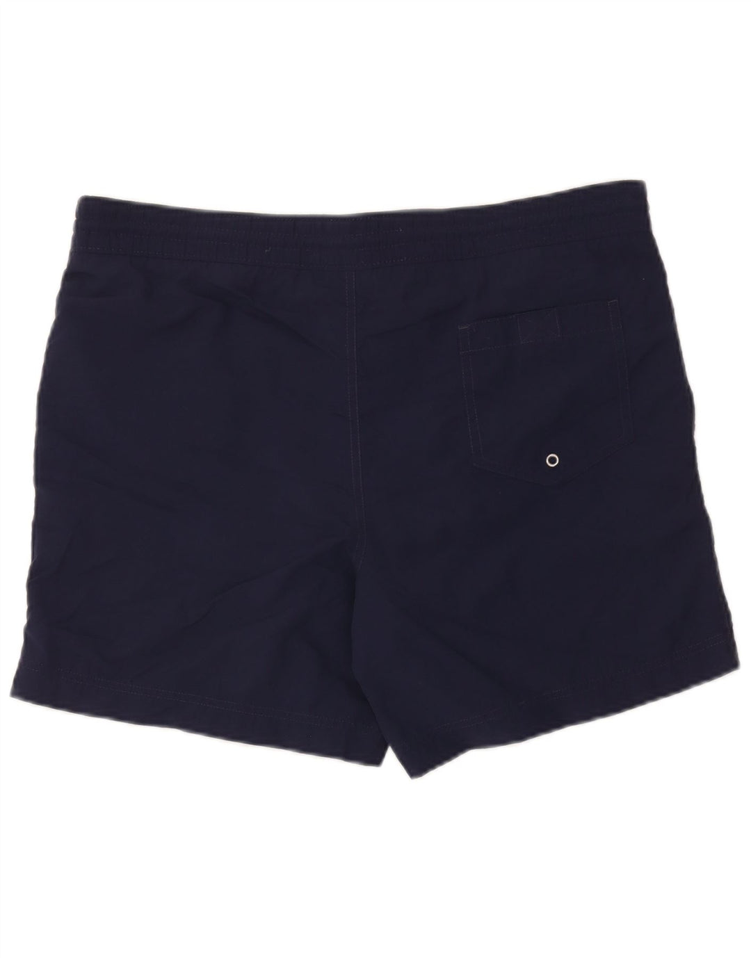 Polo Ralph Lauren Herren-Badeshorts aus mittelblauem Nylon in Marineblau
