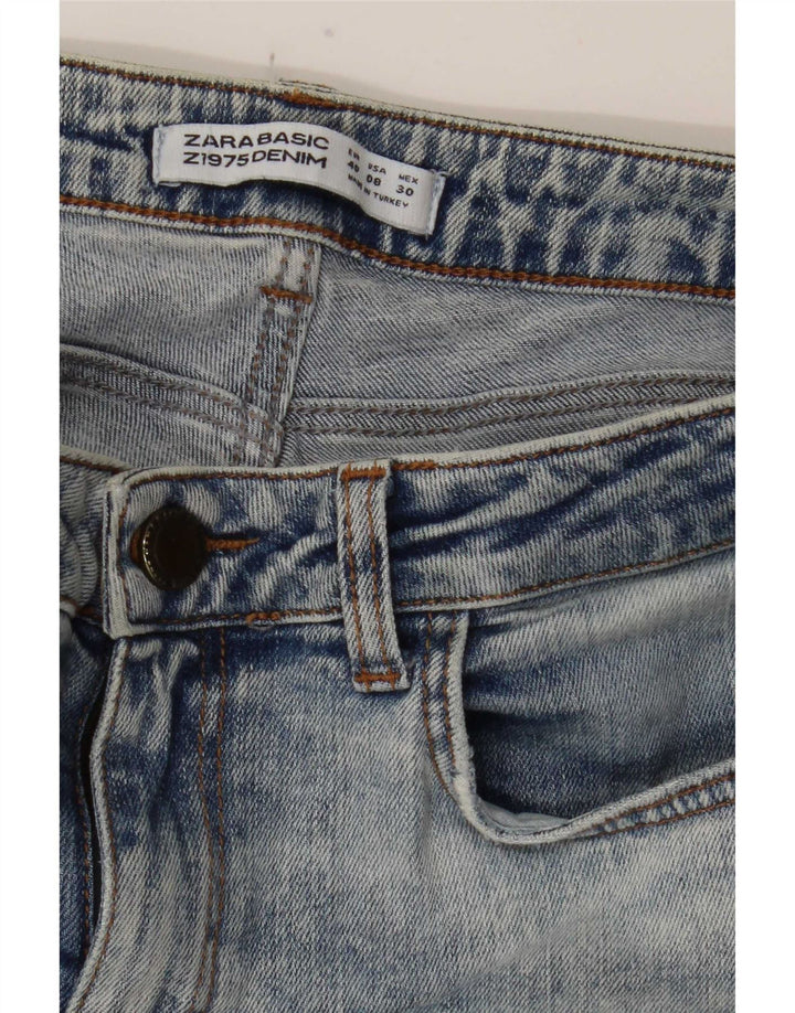 Zara Damen Skinny Jeans EU 40 Medium W30 L29 Blau