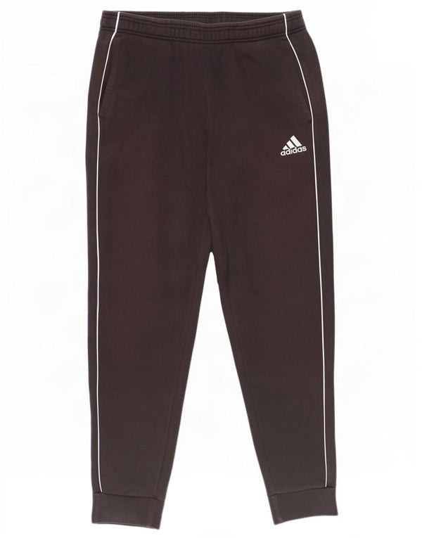 Adidas Damen Trainingshose Jogger UK 14 Mittelschwarze Baumwolle