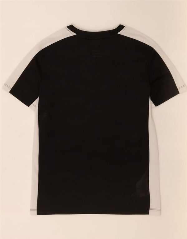 Nike Jungen Dri Fit T-Shirt Top 10-11 Jahre Medium Schwarz Farbblock