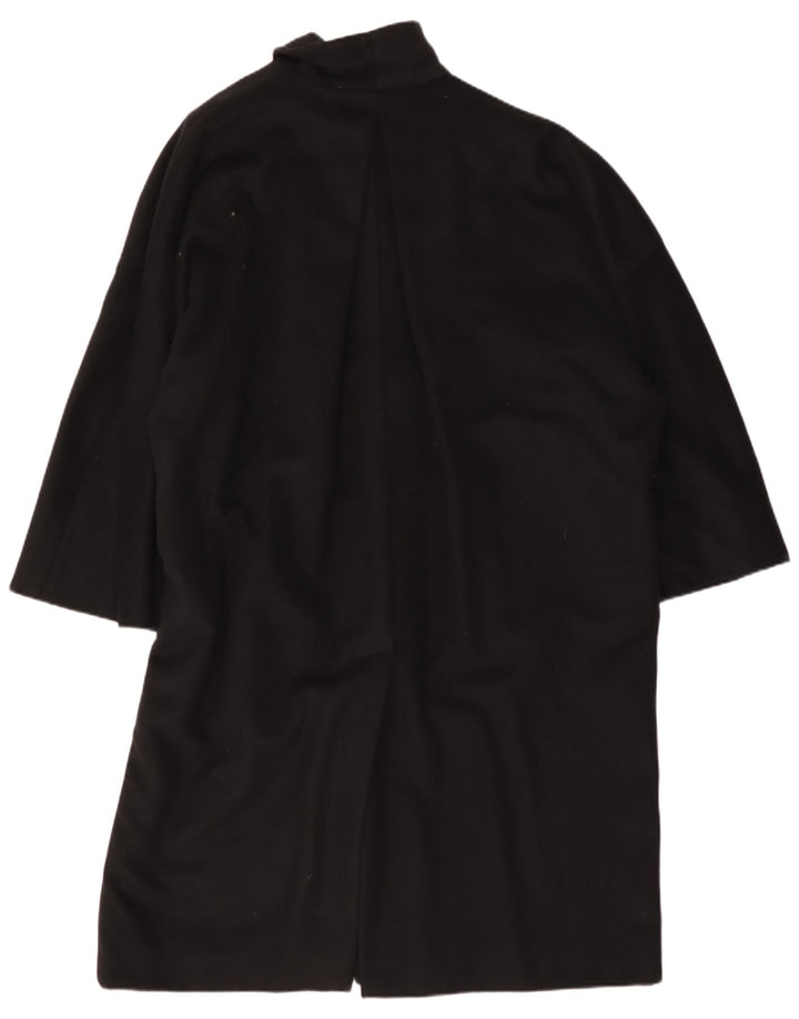 Ferre Damen Übergroßer offener Mantel UK 14 Large Schwarz
