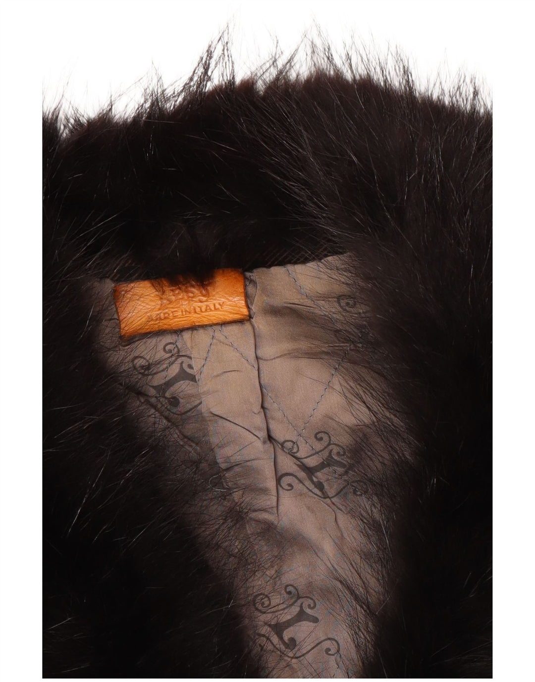 Lesy Damenmantel UK 14 Mittelbraun Geometrisch