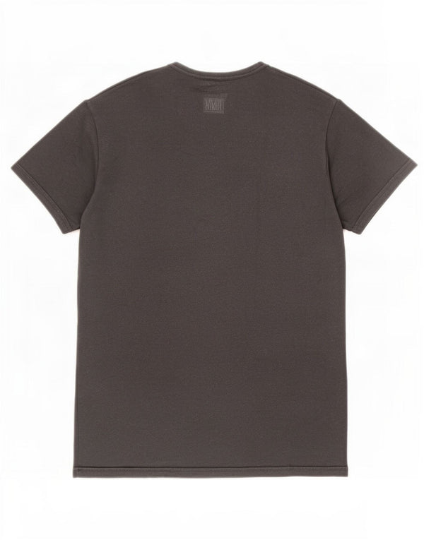 Emporio Armani Herren Grafik T-Shirt Top XL Grau Baumwolle