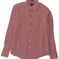 J. Crew Herren Flex Washed Slim Hemd Mittelrote Gingham-Baumwolle