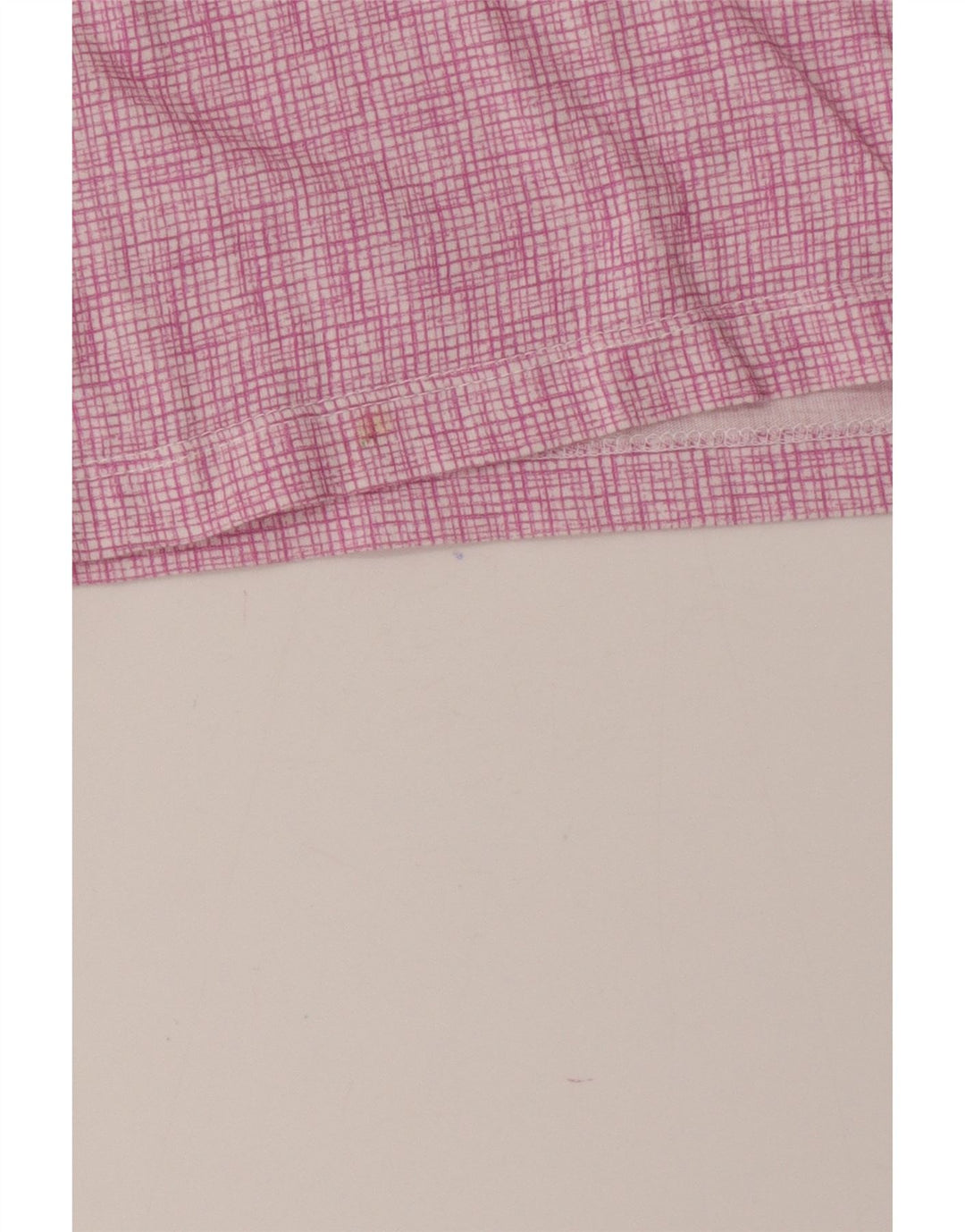 Ted Baker Herren-Poloshirt, Größe 5 XL, lila karierte Baumwolle