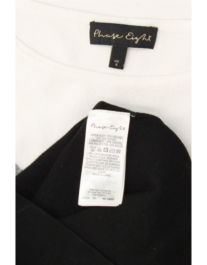 Phase Eight Damen-Kleid mit tiefer Taille, Größe S, mehrfarbig, Farbblock