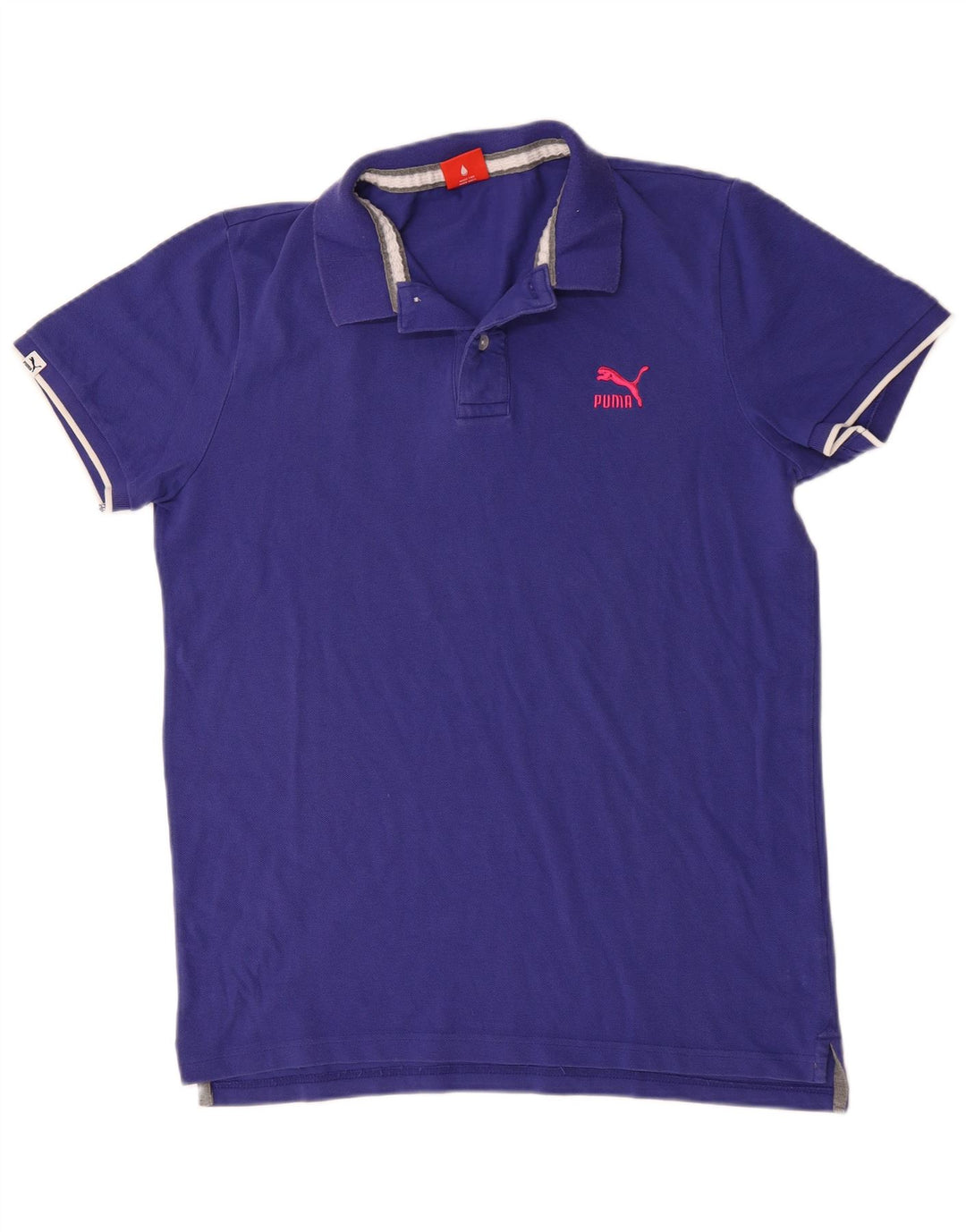 Puma Herren Poloshirt Große blaue Baumwolle