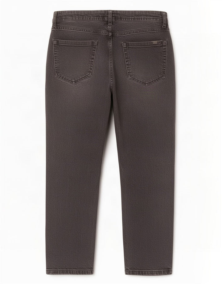 M&Co Herren Regular Straight Jeans W40 L29 Graue Baumwolle