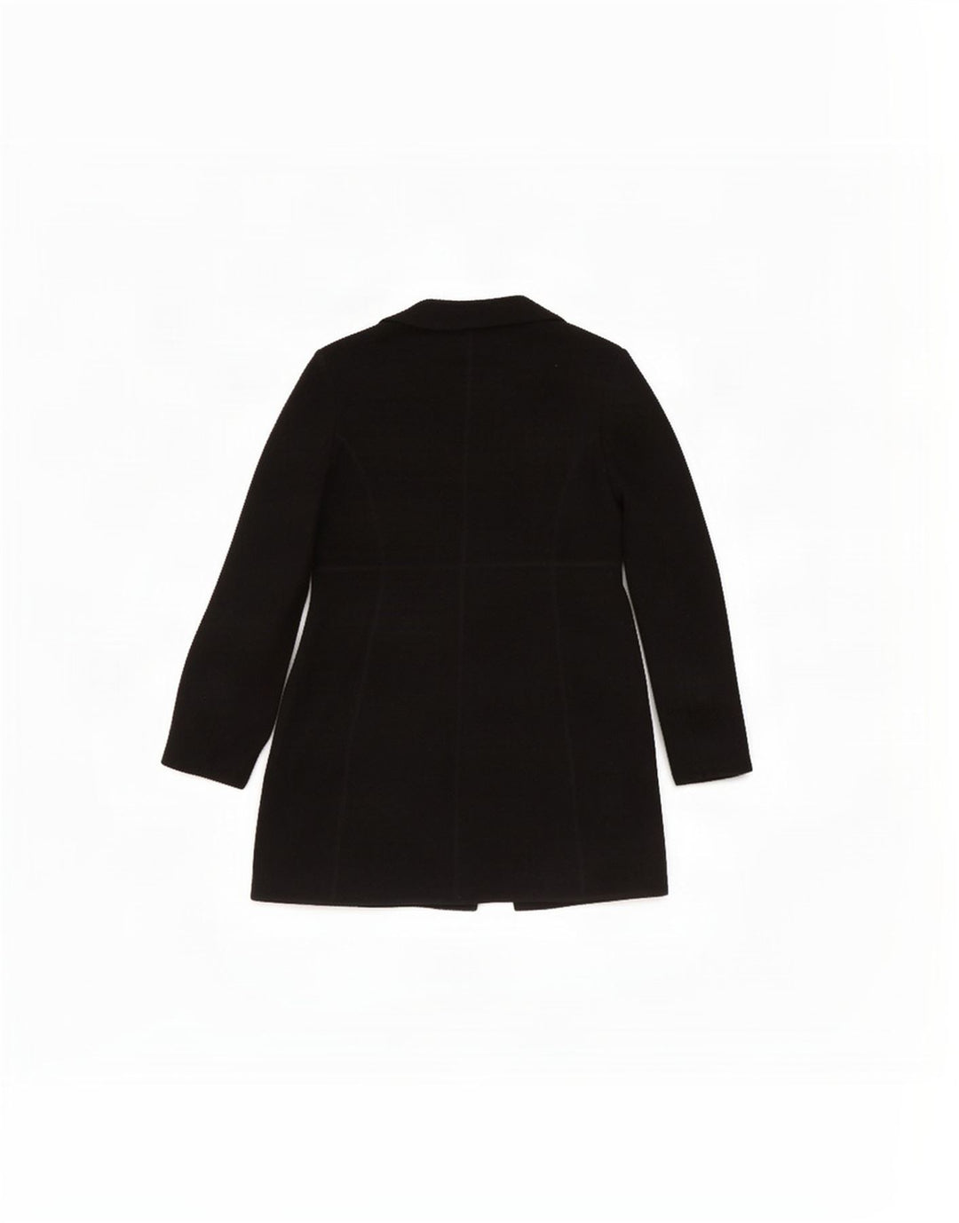 Dkny Damenmantel US 8 Mittelschwarze Wolle