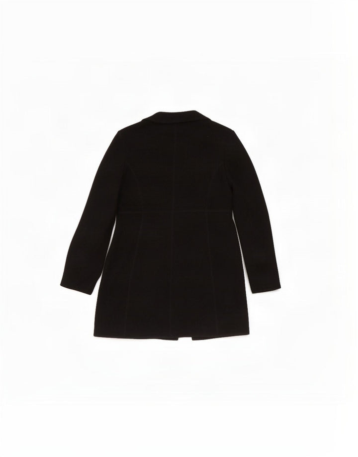 Dkny Damenmantel US 8 Mittelschwarze Wolle
