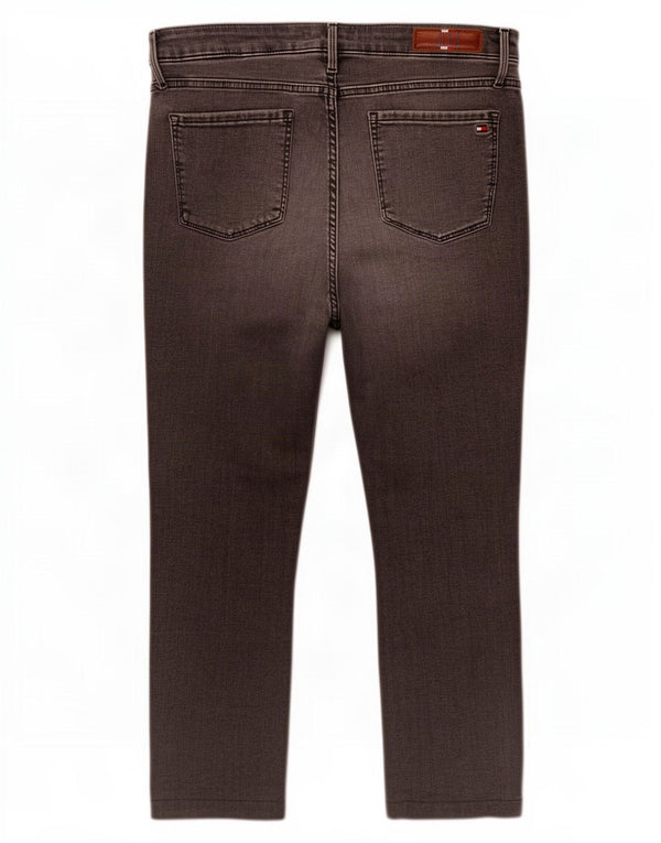 Tommy Hilfiger Damen Crop Slim Jeans W30 L25 Grau