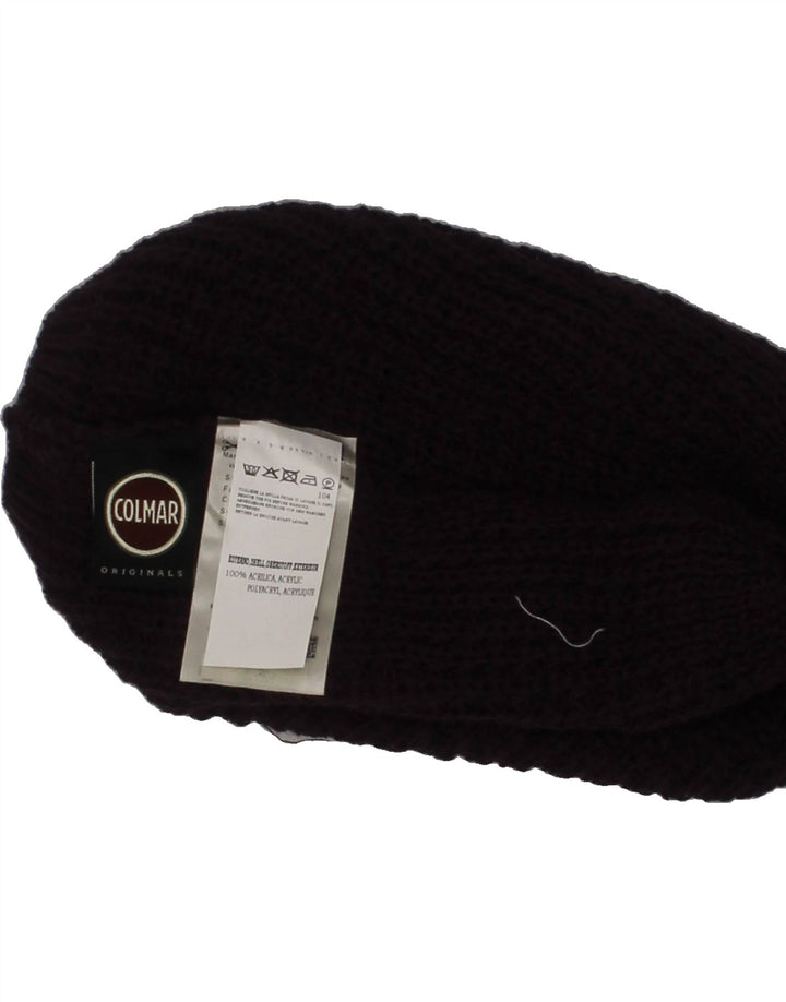 COLMAR Womens Beanie Hat One Size Purple Acrylic Vintage Colmar and Second-Hand Colmar from Messina Hembry 