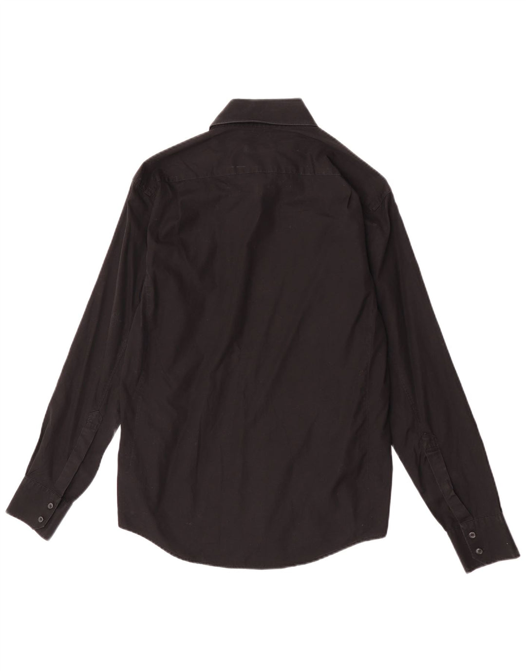 Reiss Herrenhemd Mittelschwarze Baumwolle