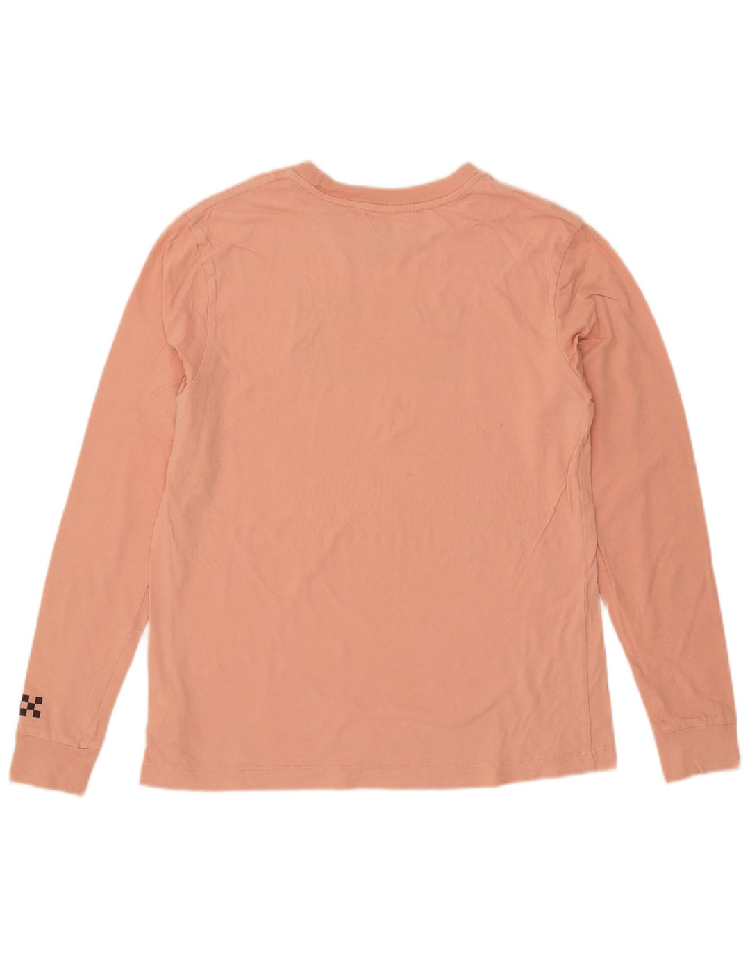 VANS Womens Graphic Top Langarm UK 10 Small Rosa Baumwolle