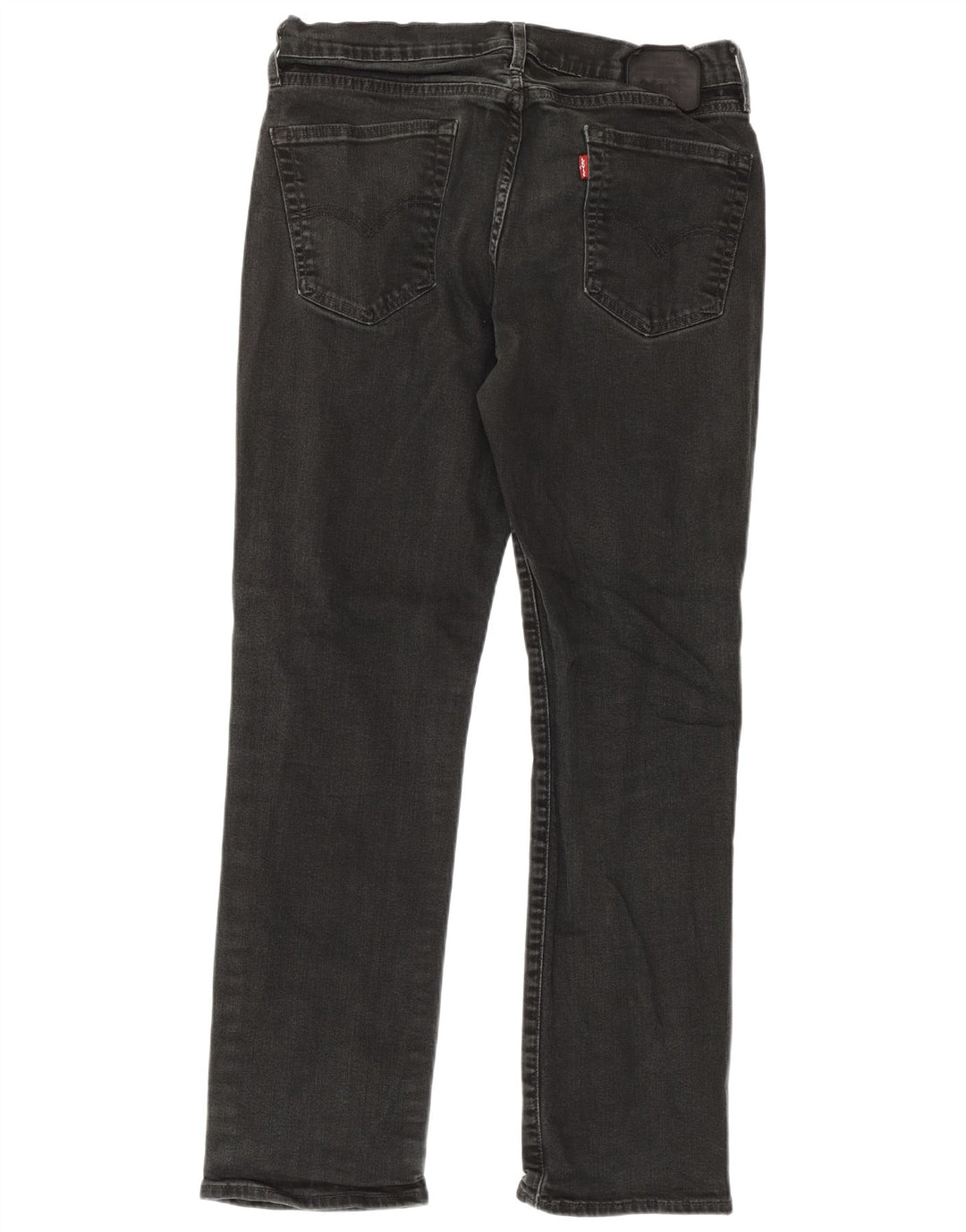 Levi's Herren Straight Jeans W33 L30 Schwarze Baumwolle