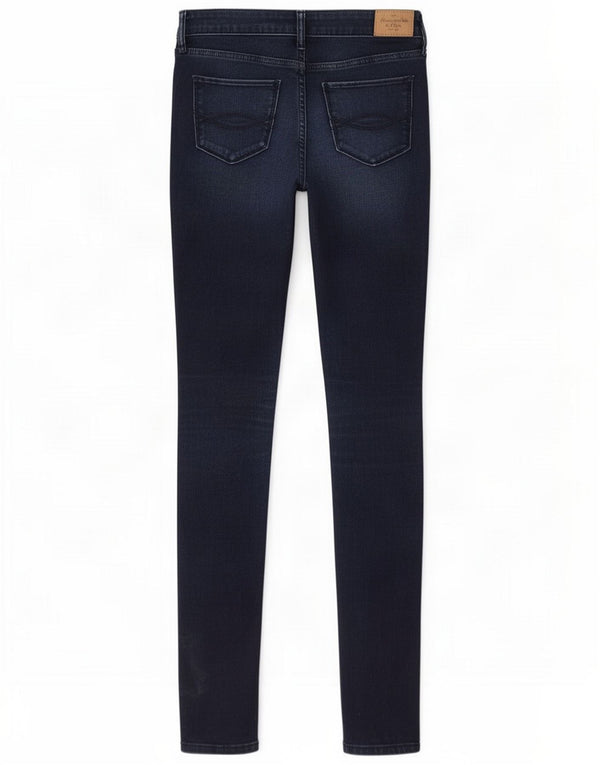 Abercrombie & Fitch Damen Skinny Jeans W26 L31 Marineblaue Baumwolle