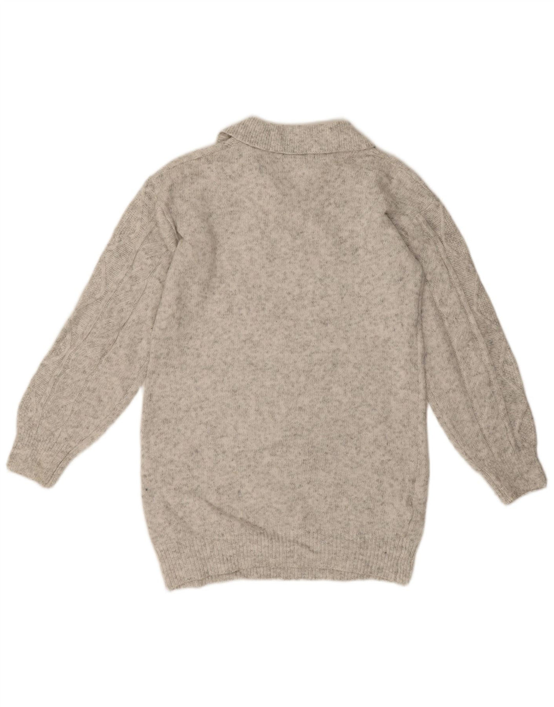 Marks & Spencer Herren-Pullover mit Rollkragen, klein, Acryl, grau gefleckt