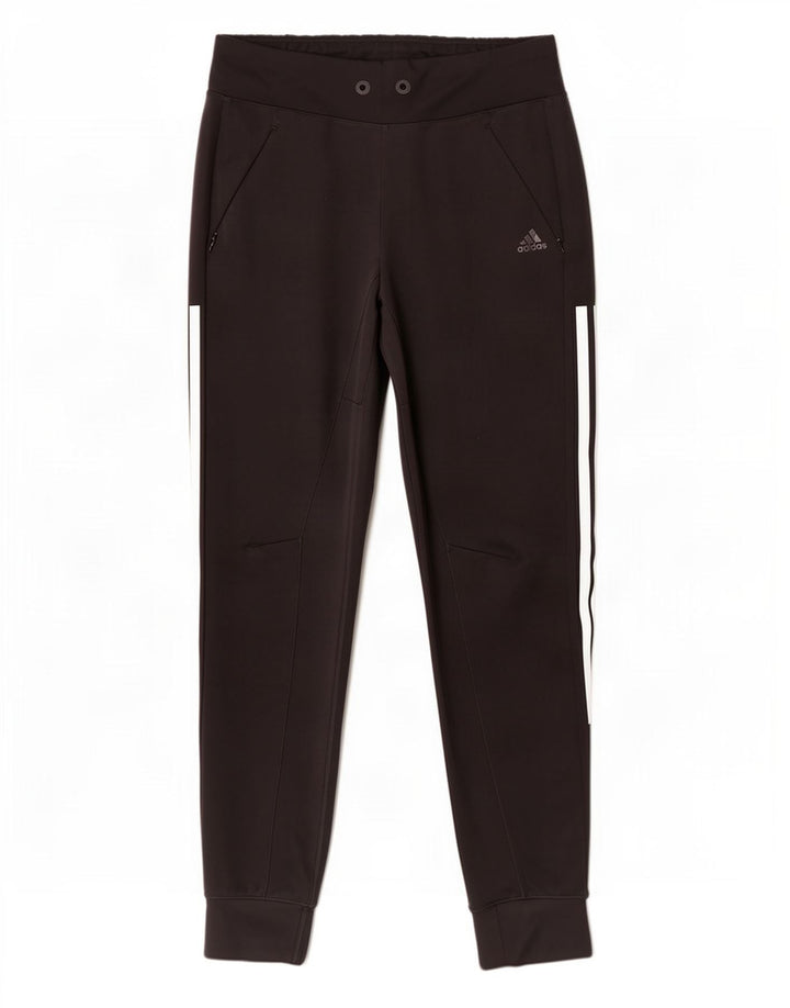Adidas Damen Climalite Trainingshose Jogger UK 14 Medium Schwarz