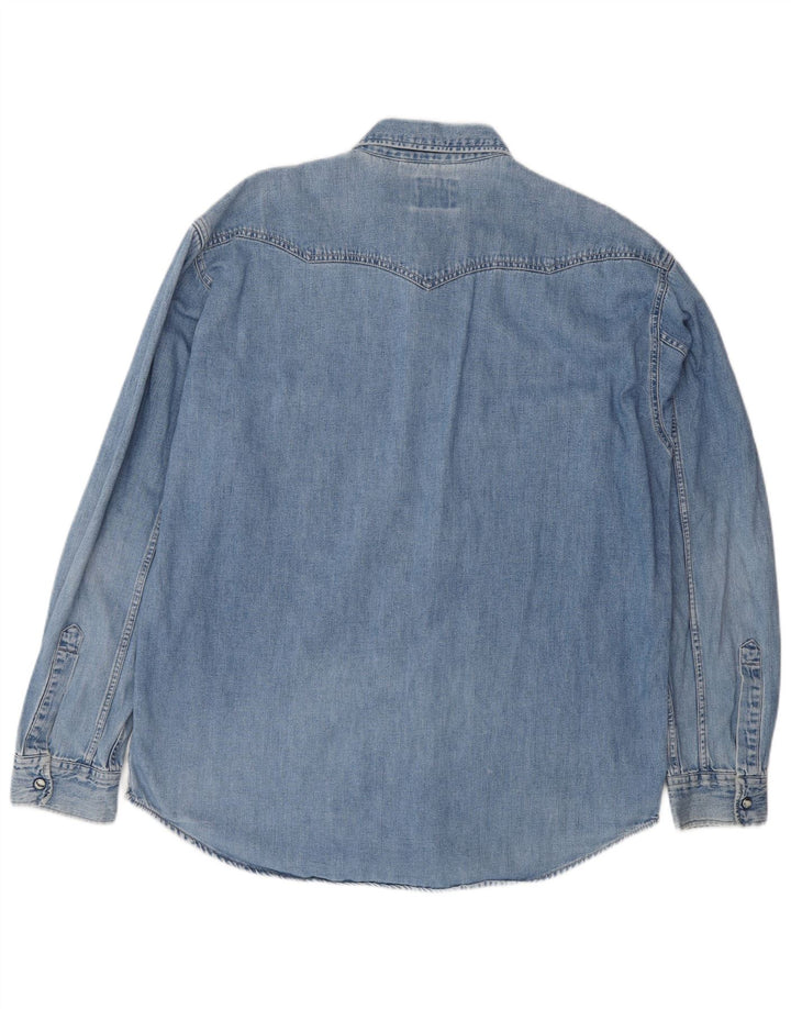 LEVI'S Herren-Jeanshemd, große blaue Baumwolle