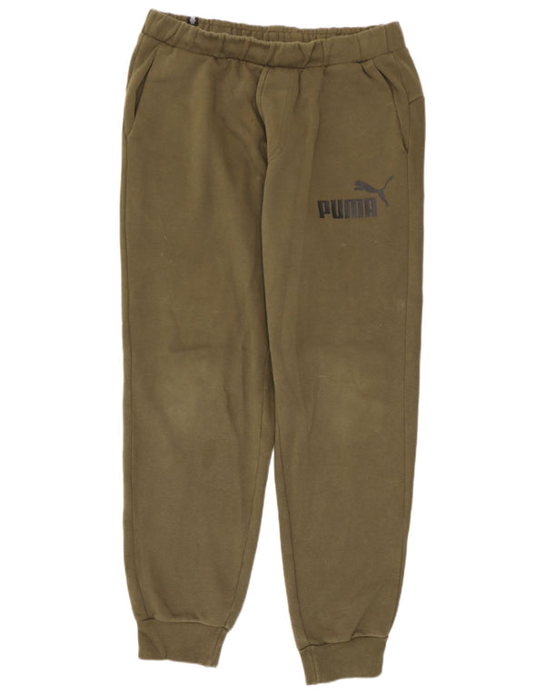 Puma Herren-Trainingshose, Jogginghose, groß, Khaki, Baumwolle