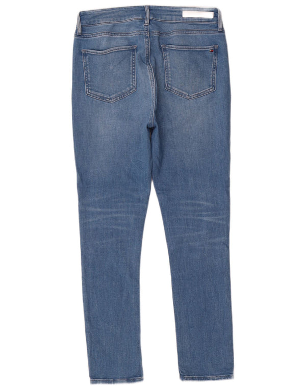 Tommy Hilfiger Damen Harlem Skinny Jeans W30 L27 Blaue Baumwolle