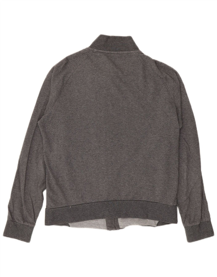 Nike Herren-Trainingsanzugoberjacke aus mittelgrauer Baumwolle