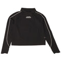 UNDER ARMOUR Damen Cold Gear Crop Sweatshirt Pullover UK 10 Small Schwarz