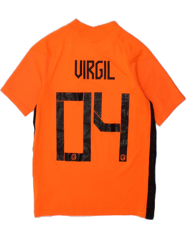 NIKE Boys Ferrari Graphic T-Shirt Top 10-11 Years Medium Orange Vintage Nike and Second-Hand Nike from Messina Hembry 