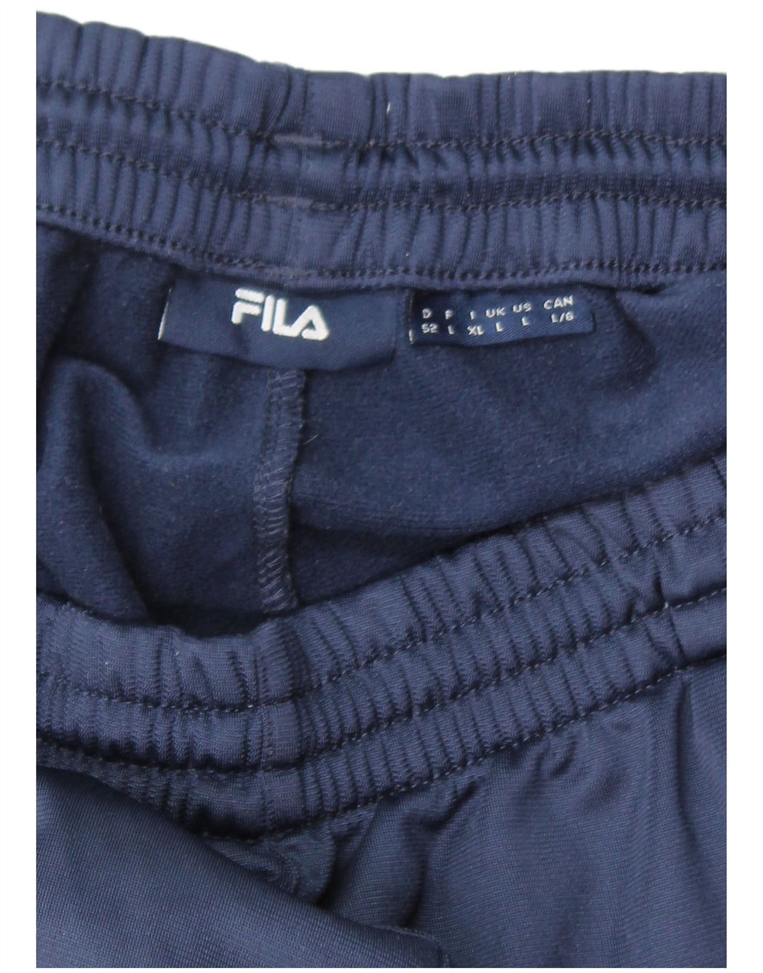 Fila Herren-Trainingshose, groß, marineblau, gestreift, Polyester