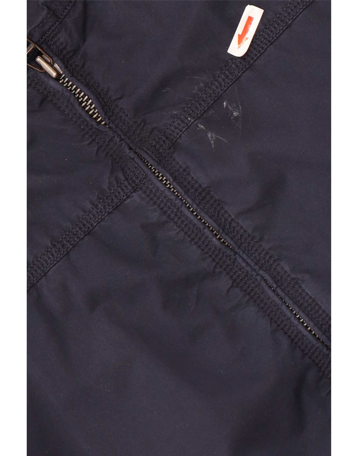 Superdry Herren Bomberjacke UK 42 XL Marineblau Baumwolle